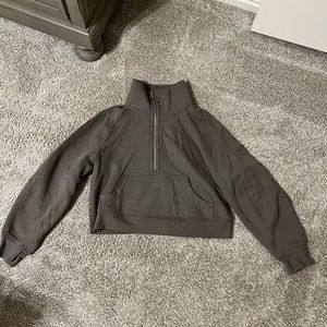 Lululemon Scuba Half Zip Funnel Neck